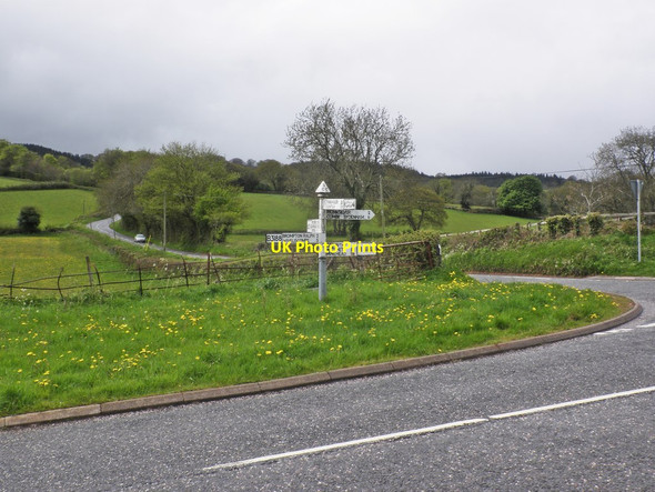 Photo 6"x4" Elworthy Cross Ashbeer c2013