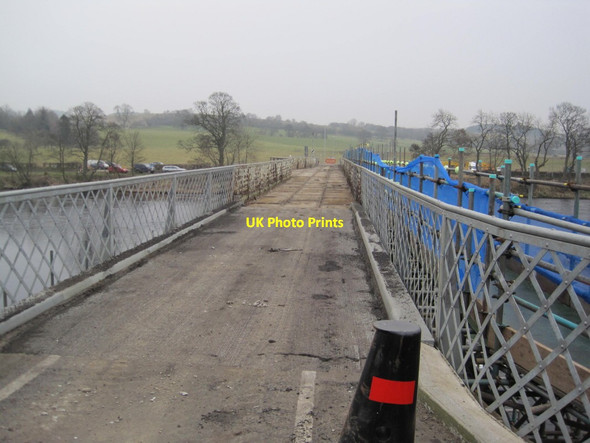 Photo 6"x4" Wark Bridge (closed for repairs) Wark\/NY8677 c2013