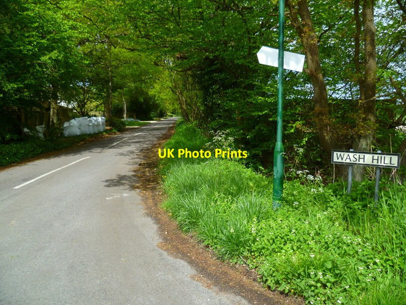 Photo 6"x4" Looking north west along Wash Hill Berghers Hill c2013