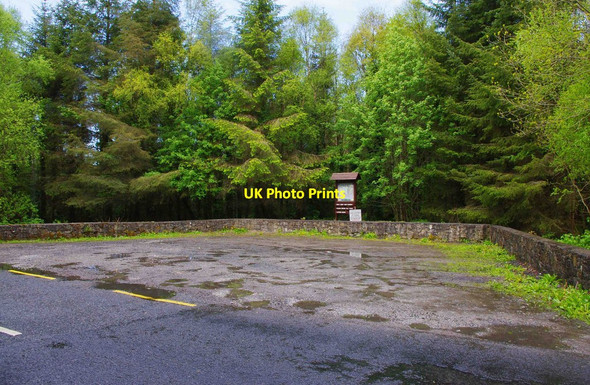 Photo 6"x4" Woodpark Forest Park car park, near Mountshannon, Co. Clare Mountshannon c2013