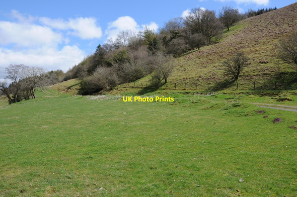 Photo 6"x4" Farmland near Ceftwrch Pentre'r-felin\/SN9130 c2013