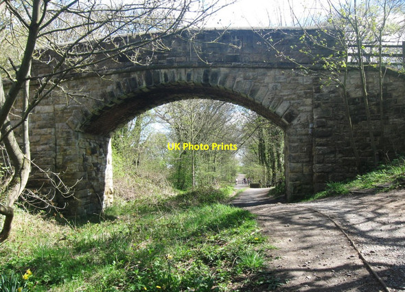 Photo 6"x4" Cycle \/ footpath  through Holywell Dene Holywell\/NZ3174 c2013