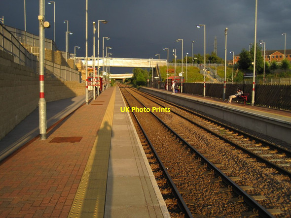 Photo 6"x4" Glasshoughton railway station, Yorkshire, 2011 Castleford c2011