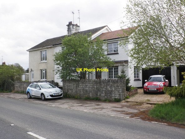 Photo 6"x4" Houses on the B3227 Allerford\/ST1725 c2013