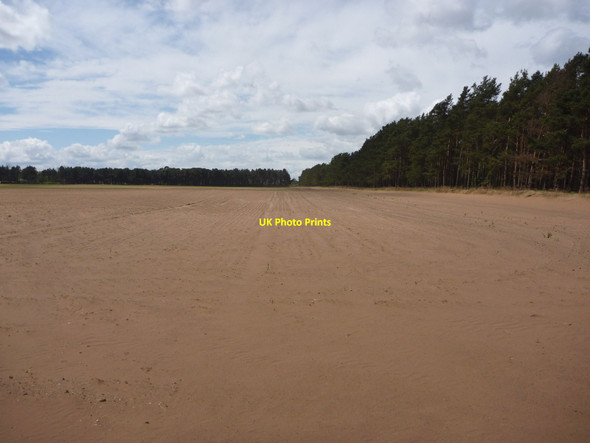 Photo 6"x4" East Lothian Landscape : Open Field Covered By Wind-blown Sand, Hedderwick Hill West Barns c2013