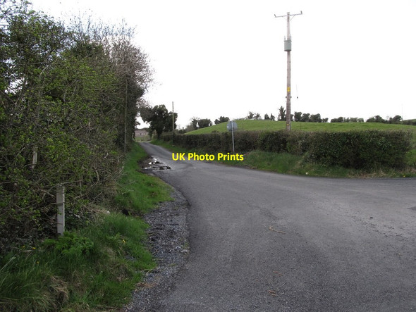 Photo 6"x4" View south-eastwards along Ballynaclosha Road Forkhill c2013