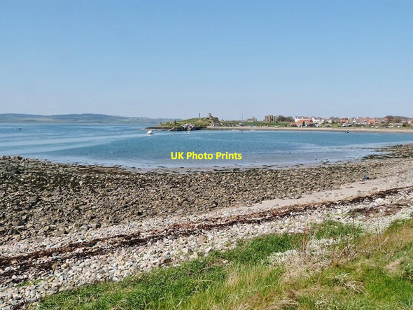 Photo 6"x4" Holy Island from across the Ouse Holy Island\/NU1241 c2013