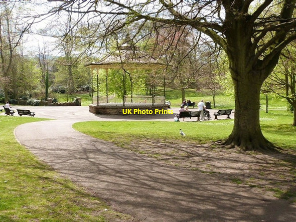 Photo 6"x4" Bandstand in the Seal, Hexham, Northumberland Hexham c2013