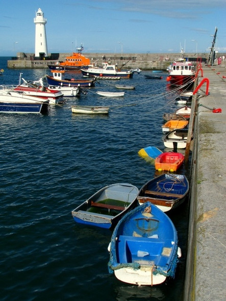 Photo 6"x4" Donaghadee harbour Donaghadee c2008