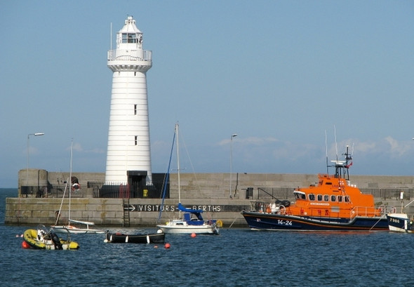 Photo 6"x4" Donaghadee lighthouse Donaghadee c2008