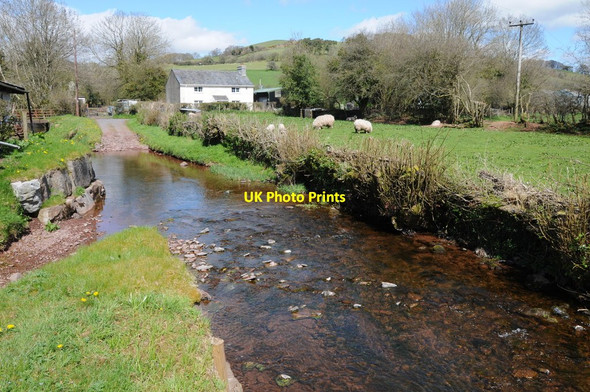 Photo 6"x4" Ford on Nant Gwydderig Llywel c2013
