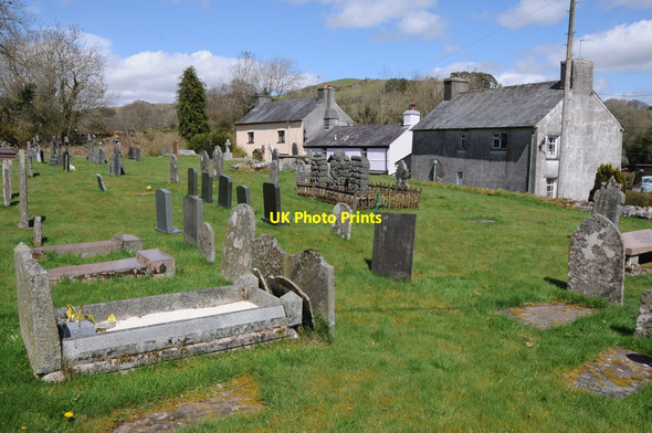 Photo 6"x4" Churchyard in Llywel Llywel c2013