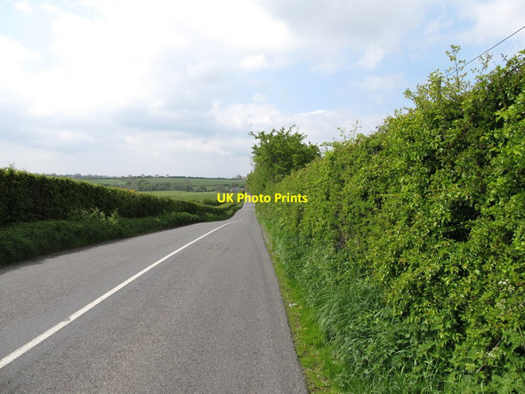 Photo 6"x4" Road south of Castle Roche Cross Roads Hackballs Cross c2013
