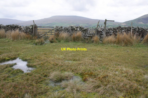 Photo 6"x4" Footpath junction on Longstone Fell above Dentdale Helmside\/SD6888 c2013