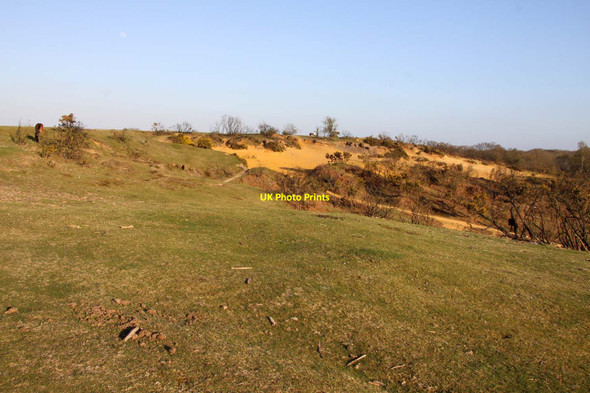 Photo 6"x4" Former sand pit on Parkhill Clayhill\/SU3007 c2013