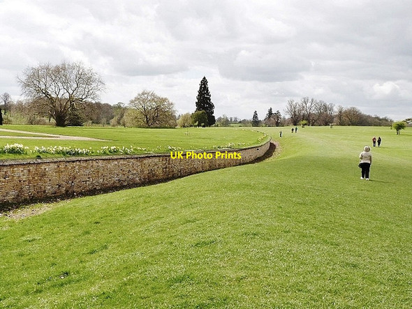 Photo 6"x4" The Ha-ha, Burghley House Stamford\/TF0207 c2013