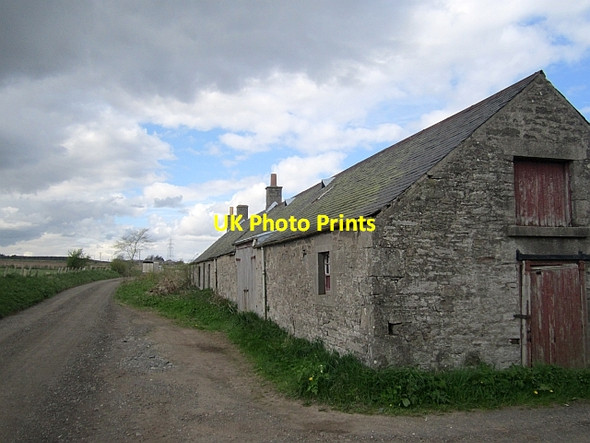 Photo 6"x4" Steading, Gateside Tibbermore c2013