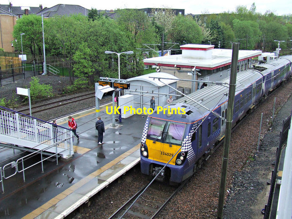 Photo 6"x4" Hyndland railway station Dowanhill c2013