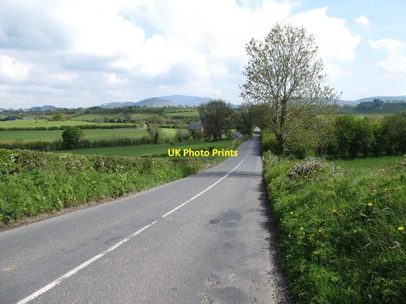Photo 6"x4" Road northwards towards Forkhill Hackballs Cross c2013