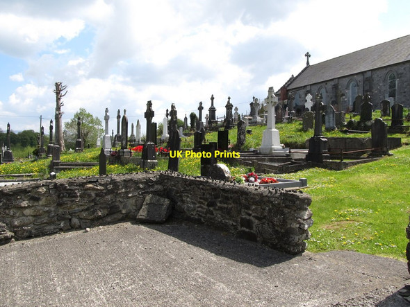 Photo 6"x4" Graveyard at the Church of the Holy Rosary, Bridge-A-Chrinn, Co Louth Kilcurly c2013