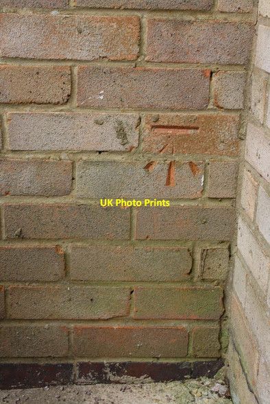 Photo 6"x4" Benchmark on #46 Chacombe Road, 'Bob's Ground' Chacombe c2013