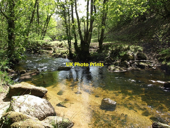 Photo 6"x4" River Bovey just downstream from Clapper Bridge Langstone\/SX7482 c2013