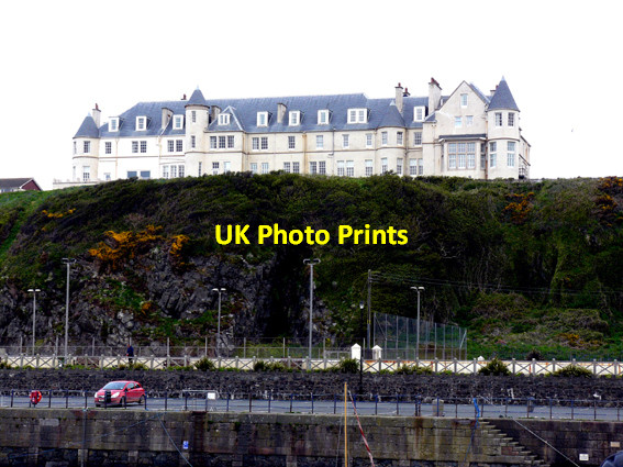 Photo 6"x4" Shearings hotel from Portpatrick harbour Portpatrick c2013