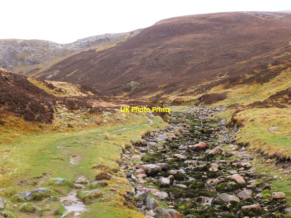 Photo 6"x4" Dry streambed, Allt nan Uamh Allt nan Uamh c2013