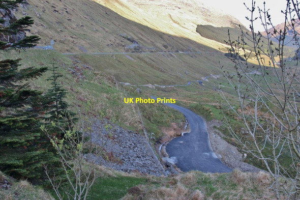 Photo 6"x4" Old road revamped at High Glencroe Rest and be thankful c2013