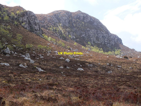 Photo 6"x4" Gneiss rocks at the Glencoul Thrust Unapool c2013