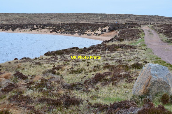 Photo 6"x4" Sandy shore of Loch na Gainimh Balchrick c2013