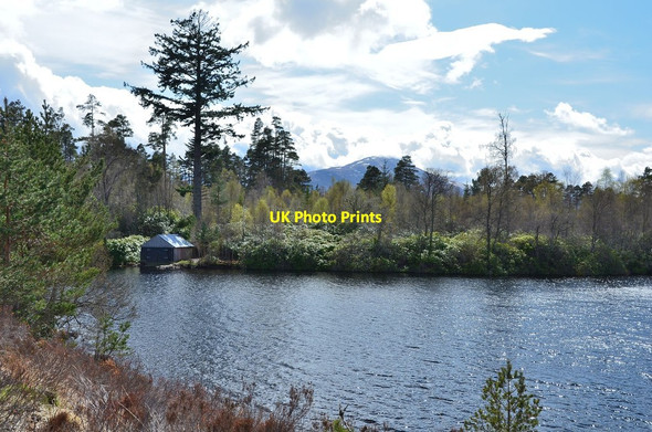 Photo 6"x4" Boat house, Loch Lundie Faichem c2013