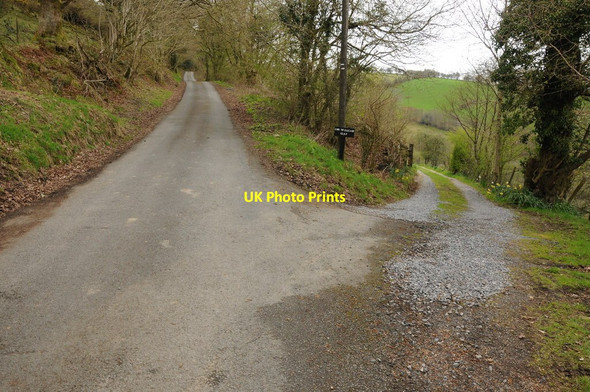 Photo 6"x4" Entrance to Cwm-yr-esgair-isaf Porthyrhyd\/SN7137 c2013