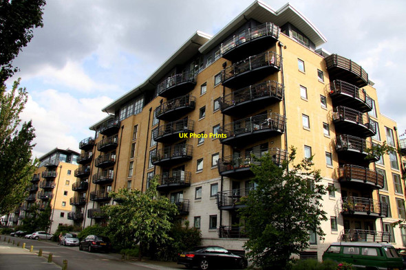 Photo 6"x4" Stretton Mansions on Glaisher Street Deptford\/TQ3677 c2012