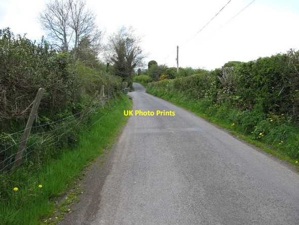 Photo 6"x4" View north along the L7106 Faughart Upper c2013