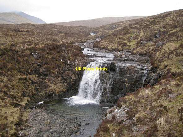 Photo 6"x4" Waterfall in the Allt Dearg M\u00c3\u00b2r Beinn na Gaoithe c2013