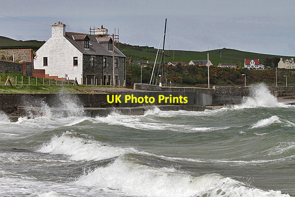 Photo 6"x4" A rough sea at Drummore Drummore\/NX1336 c2013
