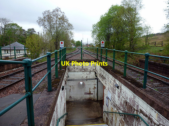 Photo 6"x4" Bridge of Orchy station exit underpass Bridge of Orchy c2013