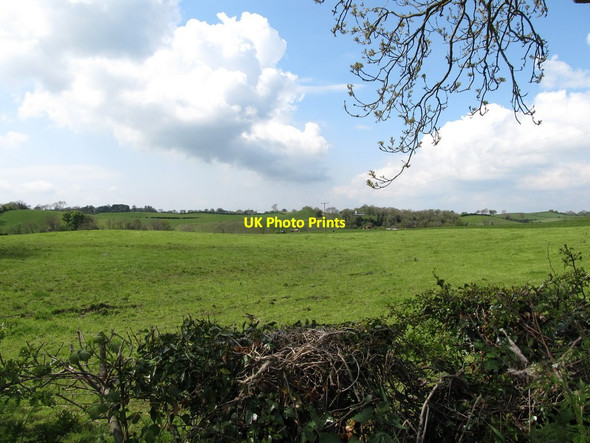 Photo 6"x4" Farmland east of the Hackballs Cross road Hackballs Cross c2013