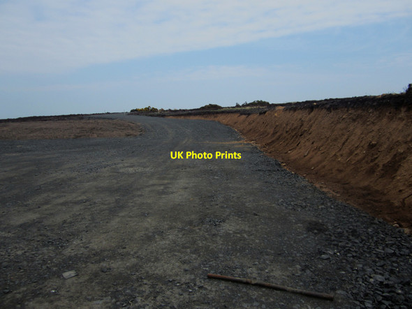 Photo 6"x4" Wind farm access road, Wandylaw Wind Farm Warenford c2013