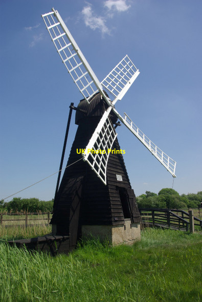 Photo 6"x4" Wicken Fen Wind Pump Wicken\/TL5670 c2013