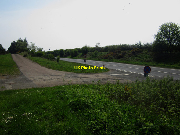 Photo 6"x4" Minor road junction south of Warenford Warenford c2013