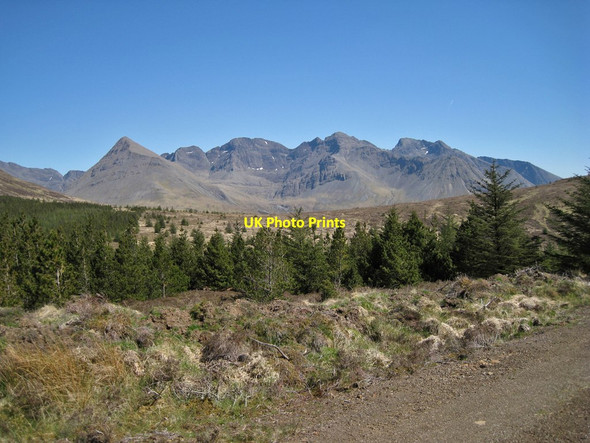 Photo 6"x4" View from the forest track Eynort c2013