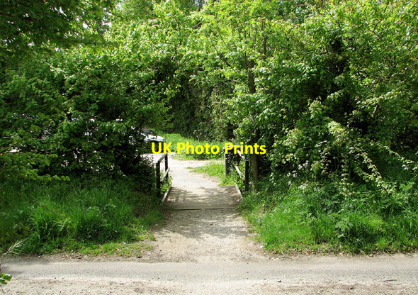Photo 6"x4" Path from the car park to the golf clubhouse Carlton Colville c2013