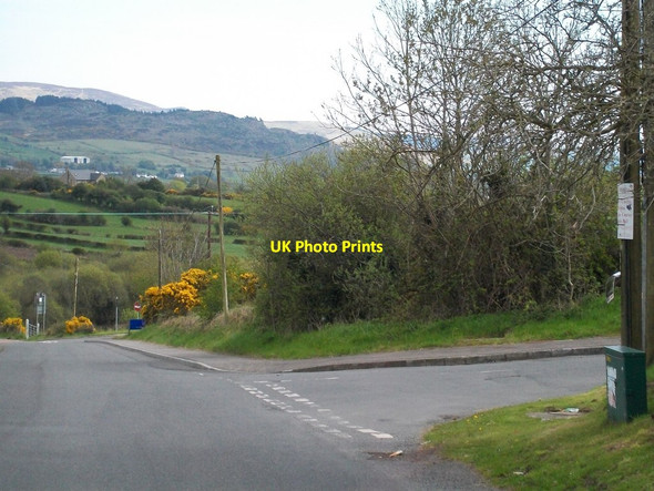 Photo 6"x4" The junction of Ballynamadda Road and Finegans Road at Drumintee Forkhill c2013