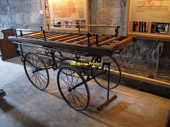 Photo 6"x4" Funeral bier in St Cuthbert's church Ladykirk\/NT8847 c2013