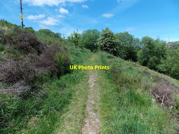 Photo 6"x4" Track NW of Usk Road, Bargoed Bargod or Bargoed c2013