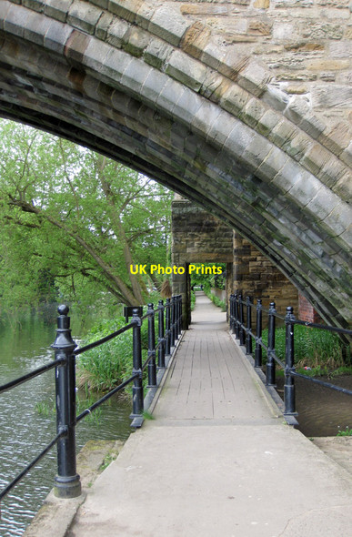 Photo 6"x4" Riverside walkway Durham c2013