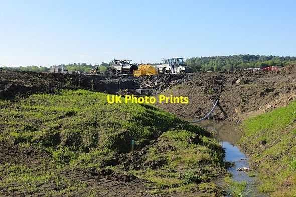 Photo 6"x4" Road construction, Queensferry Queensferry\/NT1278 c2013