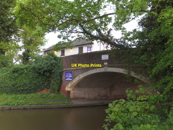 Photo 6"x4" Salt Way Bridge (Bridge 35) at Hanbury Wharf Gallows Green\/SO9362 c2013